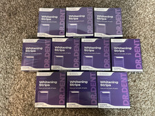 10x DR.DENT Teeth Whitening Strips 14 Count Each - 140 Total - NEW SEALED 