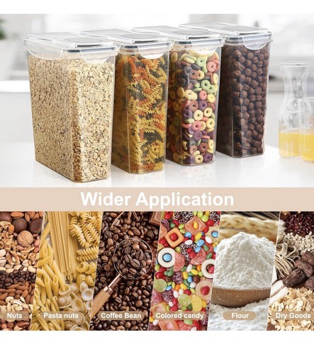 Stackable Containers Uk 2pc 3.7L Airtight Leakproof BPA Free Stackable Containers Snap Lids ...