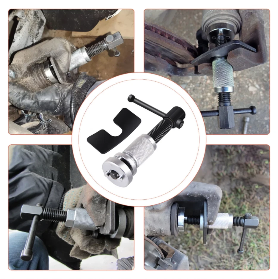 Car Disc Brake Piston Spreader Separator Separation Tool Calliper Pad Rewind Kit - Image 4 of 4