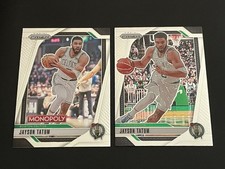 (2) 2024-25 Panini Prizm Monopoly Jayson Tatum #16 + 2024-25 Panini Prizm #103