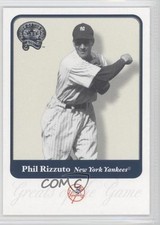 2001 Fleer Greats of the Game Phil Rizzuto #44 HOF 0q5