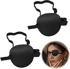 2pcs Eye Patches for Adults&Kids,3D Adjustable Medical Lazy Eye Patch with Buckl
