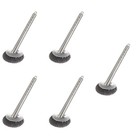  5 Count Reinigungsbürsten Edelstahl Topfreiniger Küchenreinigungsbürste