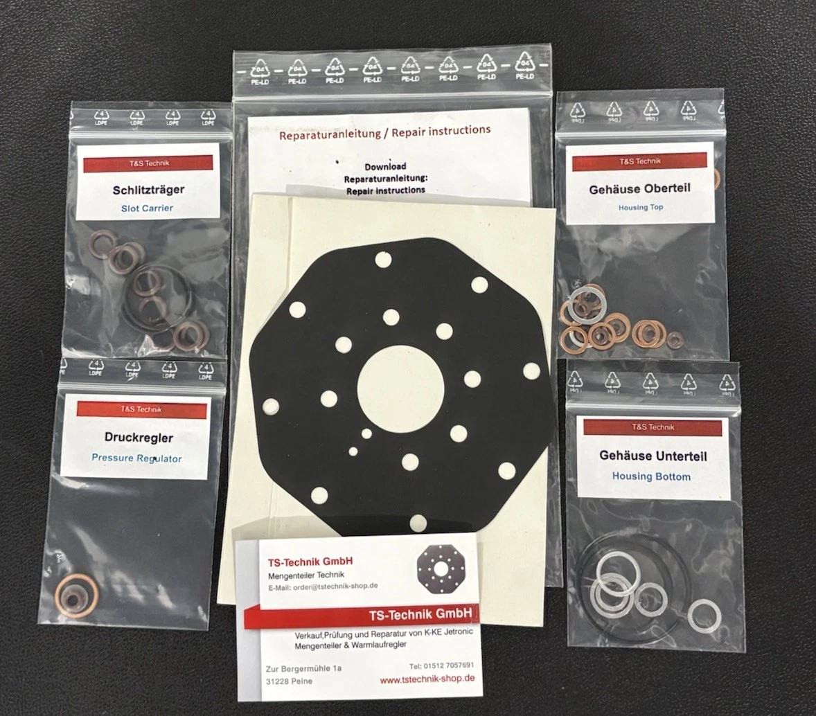 TS 108-02-02 Fuel Distributor Repair Kit photo 1