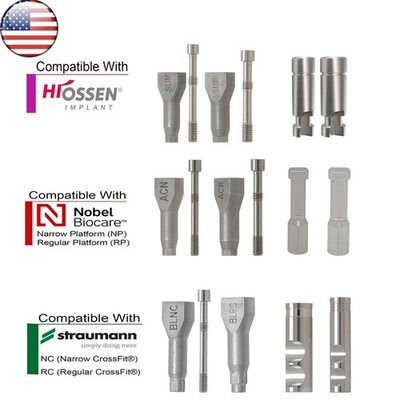 #ad US Implant Scan Body Lab Analog for Hiossen Osstem Straumann ITI Nobel CAD CAM $73.59