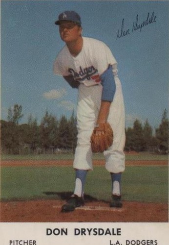 D2 1962 LOS ANGELES DODGERS 2004 DON DRYSDALE 1962 CY YOUNG