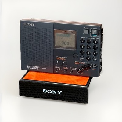 SONY ICF-SW7600G Weltempfänger Radio Voll Funktionsfähig Top Zustand + Netzteil