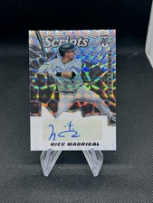 2021 Panini Mosaic Rookie Scripts Autograph Nick Madrigal #SCR-NM