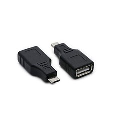 2 PCS USB 2.0 Micro USB Male To Type A Female OTG Adapter Connector Coupler