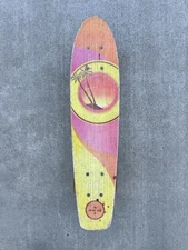 Vtg 70s Sport Fun Hawaiian Sunset Skateboard Sidewalk Surfboard Dogtown Era Sk8