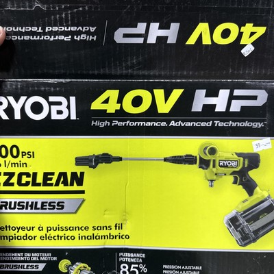 #ad Ryobi 40V RY124052 HP Brushless 600psi EZ Clean Power Cleaner Tool Only R502 $59.00
