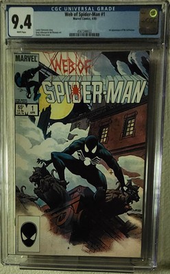 Web Of Spider-Man 1 CGC 9.4 White Pages 1st Vulturions