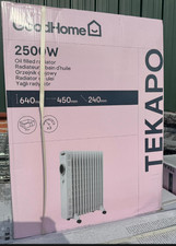 GoodHome Tekapo 2500W White Oil-filled radiator - 11 Fin - Damaged Packaging