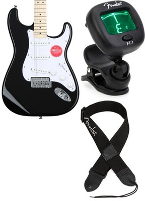 Squier 0373152506 + Fender 0239978005 + Fender 0990662043 Value Bundle