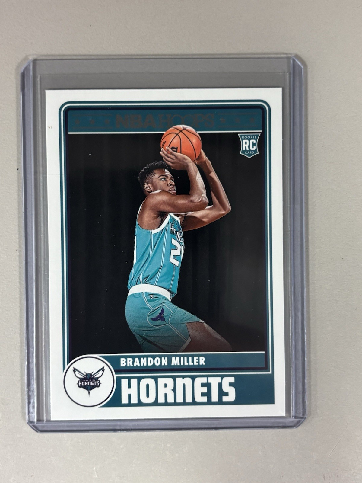 2023-24 NBA Hoops Tribute Brandon Miller #284 Charlotte Hornets Rookie Card