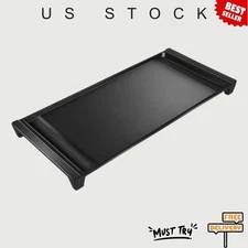 UPGRADED 9.5"x19.5" Cast Iron Griddle WB31X24738/WB31X24998 Replacement for GE G