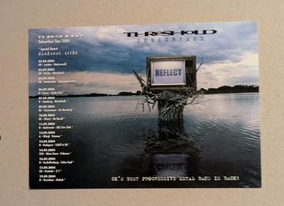 Threshold Subsurface Tour 2004 Flyer Promotion Postkarte 