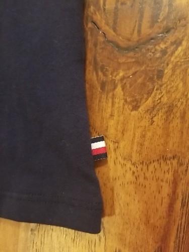 NEW Tommy Hilfiger Designer Girls Logo Cotton Flag Dress Red White Blue Sz XL 16 - Picture 4 of 5