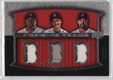 2008 UD Premier Teams 14/50 David Ortiz Kevin Youkilis Wade Boggs HOF q3x