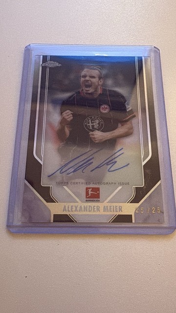 Topps Chrome Bundesliga 2025/26 Alexander Meier On Card Auto 25/25