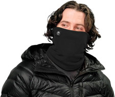 Double-Layer Neck Warmer - Ultra-Soft, Stretchy Chelonia 150 Fleece Neck Gaiter
