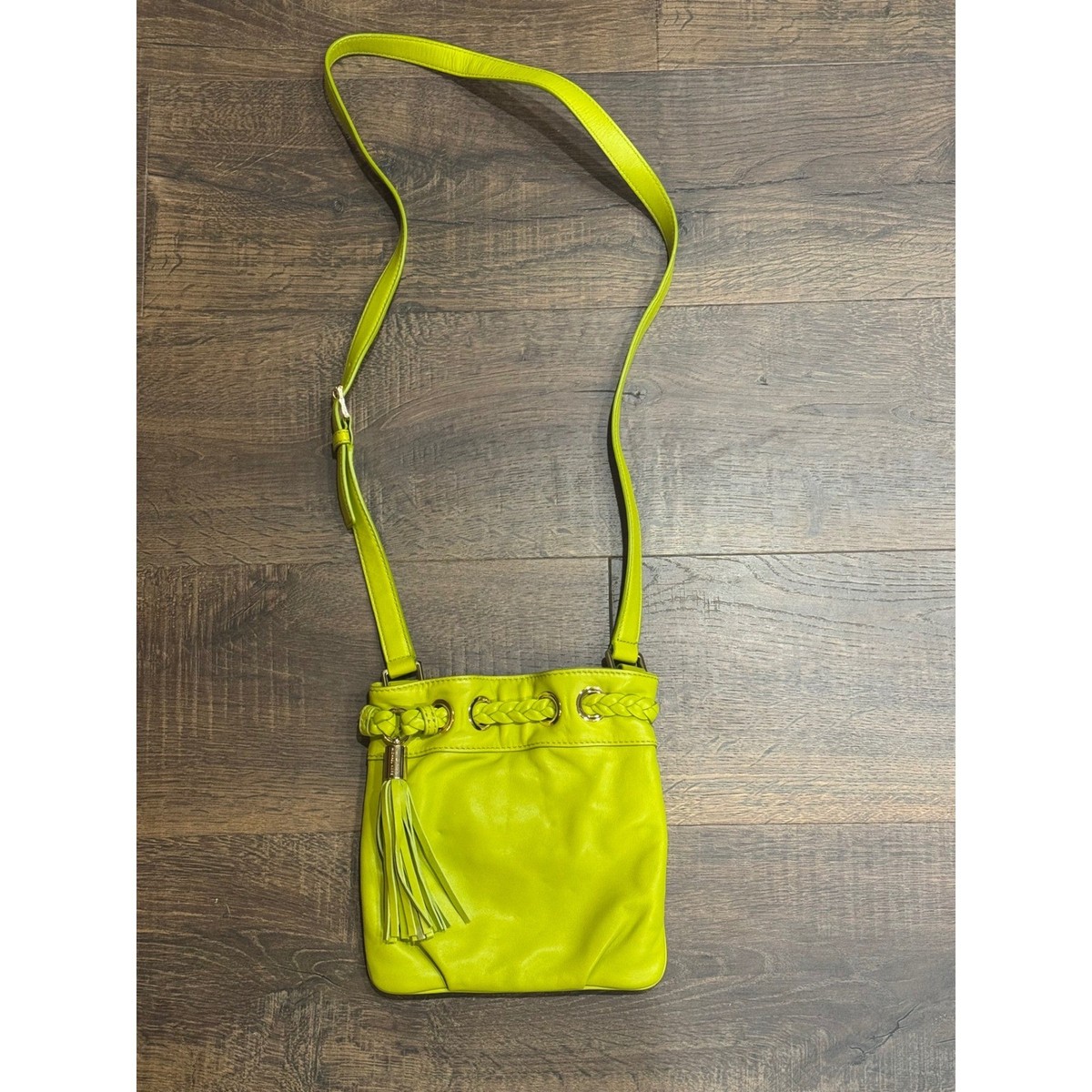 Michael Kors Neon Green Crossbody Bag