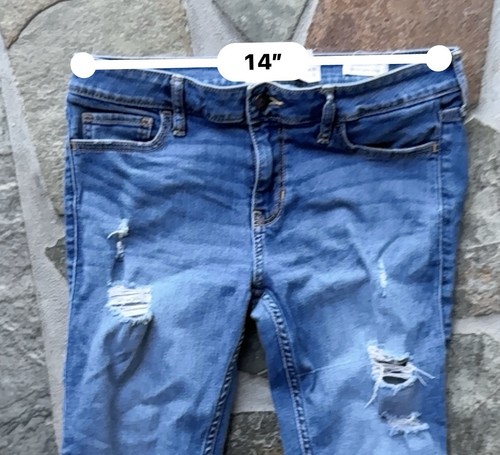 Hollister Jeans Damen Größe 7S Low-Rise Super Skinny Distressed - Bild 8 von 14