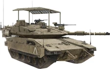GSI Creos Meng Israel Merkava Mk.4M Roof Mounted Slat Armor Model Kit MTS056