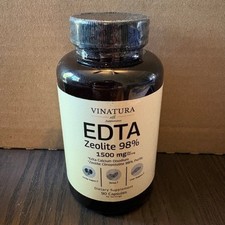 Vinatura EDTA Capsules - 90 cap 1500 mg, USA Made & Tested, Liver Support