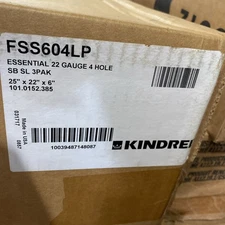 Franke Stainless Steel Kitchen Sink FSS604LP Topmount NEW! 3 pack w/ hardware 