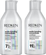 Redken Acidic Bonding Concentrate Shampoo 300ml and Conditioner 300ml Duo New,,,