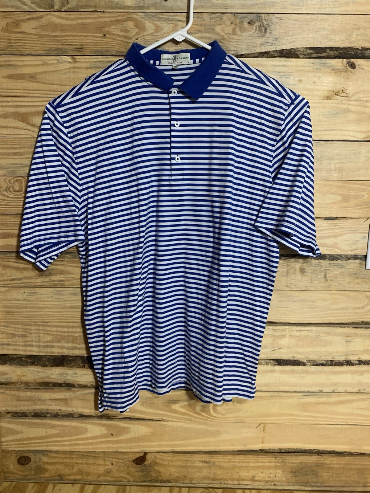 Vintage Fairway & Greene Mercerized Cotton Golf Polo Shirt Mens XXL Korea