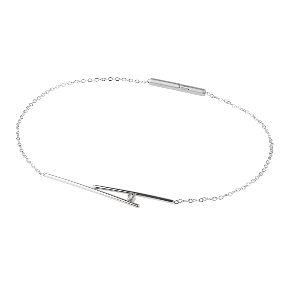 Ernstes Design Damen Brillant-Armband Edelstahl A592 in 16 cm - Bild 2 von 2