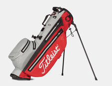 New Golf Titleist Players 4 StaDry Stand Bag Red/Grey/Black