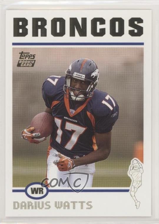 2004 Topps Collection Darius Watts #363 Rookie RC 0f6w