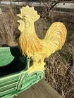 McCoy Rooster Planter Yellow and Green Excellent Condition Rare Beautiful