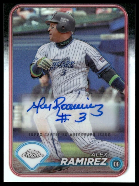 2024 Topps Chrome NPB #AC-AR Alex Ramirez Base Autographs