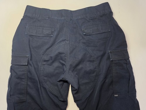5.11 Tactical Mens Size XL (39 1/5) Navy Blue Rip Stop Cargo Pants EMS - Picture 3 of 10