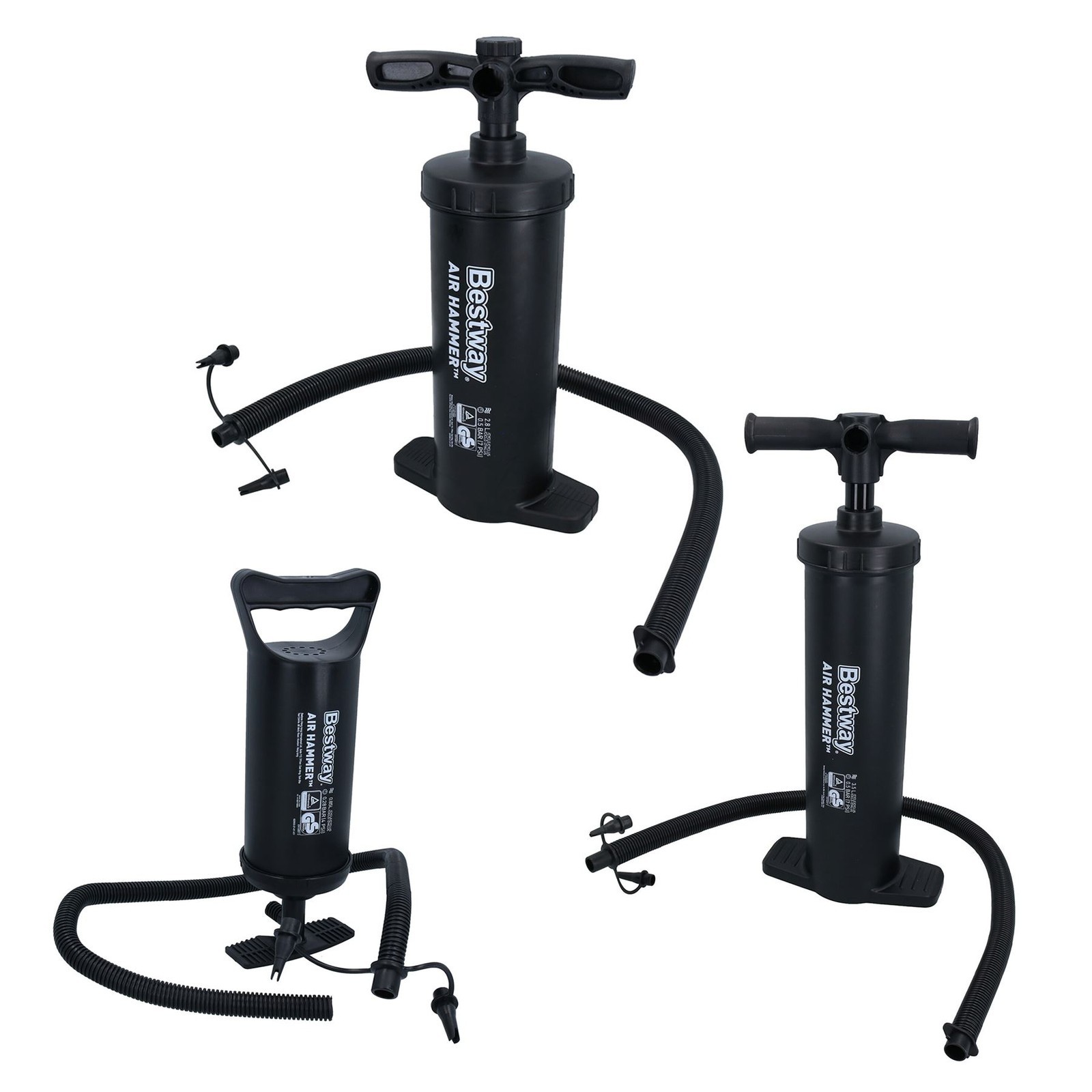 12" 14.5" 19" Air Hammer bomba manual inflador de aire bote inflable kayak...