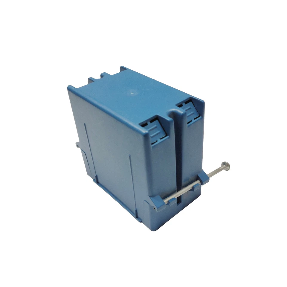 Caja de toma de interruptor eléctrico 100 piezas nuevo trabajo 1 banda 3,44" profundidad 23 pulgadas cúbicas ETL Foto 2 de 4