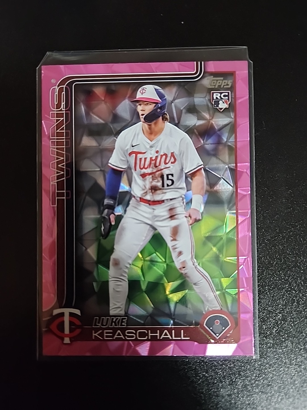 2025 TOPPS UPDATE BASEBALL LUKE KEASCHALL PINK DIAMANTE ROOKIE #US16