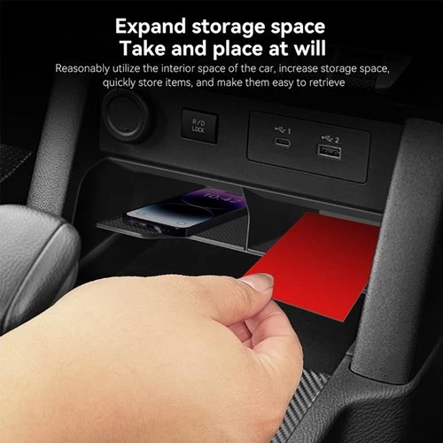 For Mitsubishi L200/Triton 2024 2025 Armrest Hidden Storage Box Organizer Tray - Bild 3 von 13