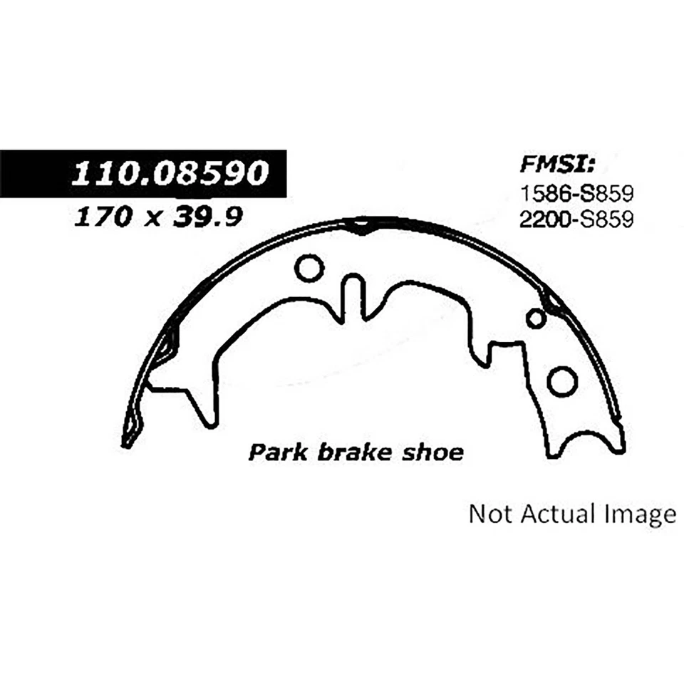 Pastillas de freno de disco delanteras zapata trasera para Toyota Camry 2,4 L 2007-2008 2009 2010 2011 Foto 4 de 4