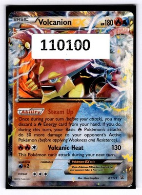 (110100) VOLCANION EX XY173 Pokemon XY Black Star Holofoil Promo Card