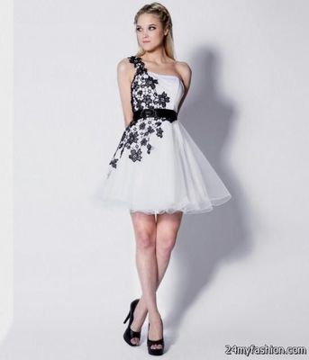 white short dress with flowers