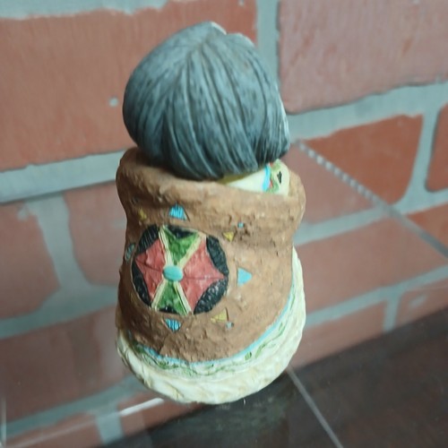 1999 Enesco Friends Of The Feather Resin Indianer Dekor - Bild 4 von 9