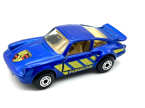 Matchbox Superfast MB3 1978 Blue Porsche 911 Turbo Mint in PVC DIsplay