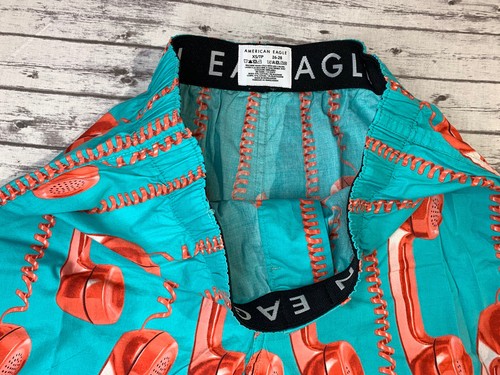 New Mens American Eagle Stretch Boxer Sz XSmall 26-28 Telephones - Picture 7 of 8