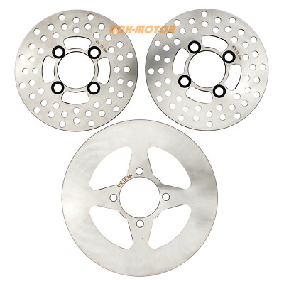 Front & Rear Brake Disc Rotors For Yamaha Raptor 250 YFM250R 2008-2013