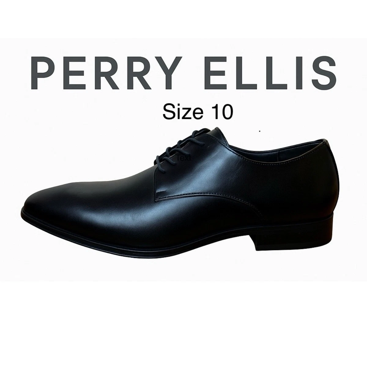 Perry Ellis Black Leather Upper Casual Shoes for Men for 